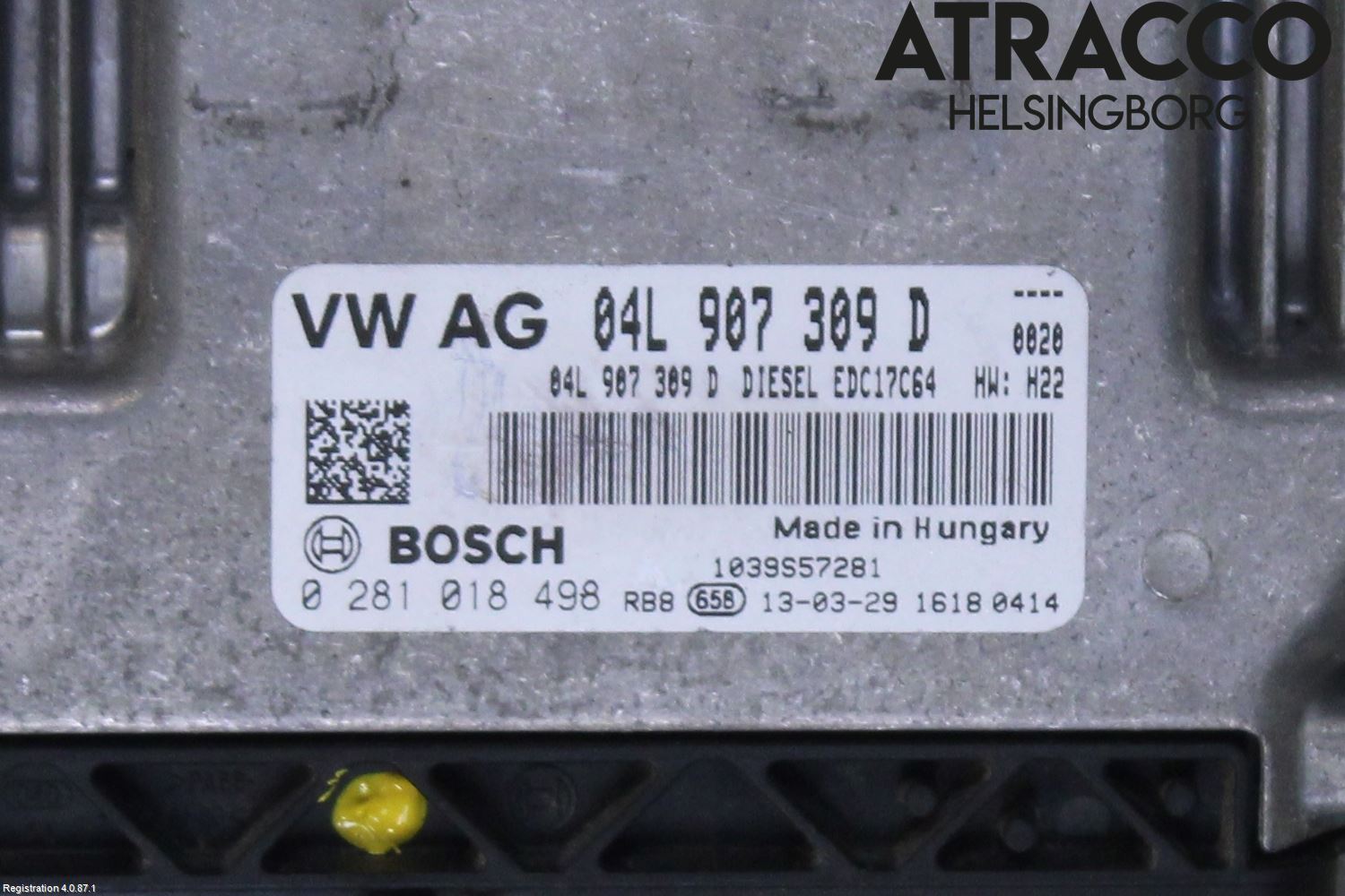 Audi A3/S3 8V 13-20 Styreenhet Dieselpumpe