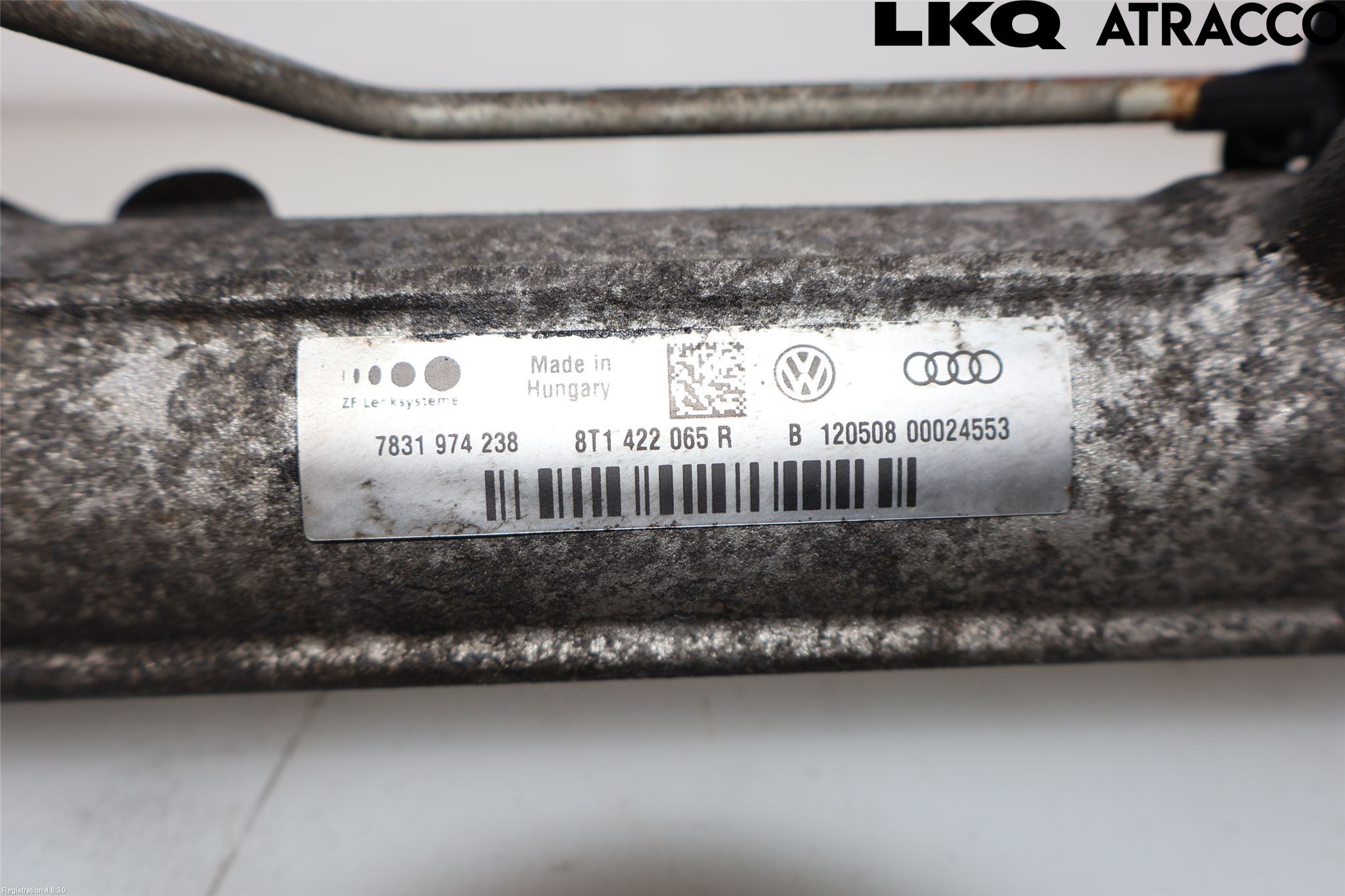 Audi A4/S4 08-11 Servo Snekke - Tannstang