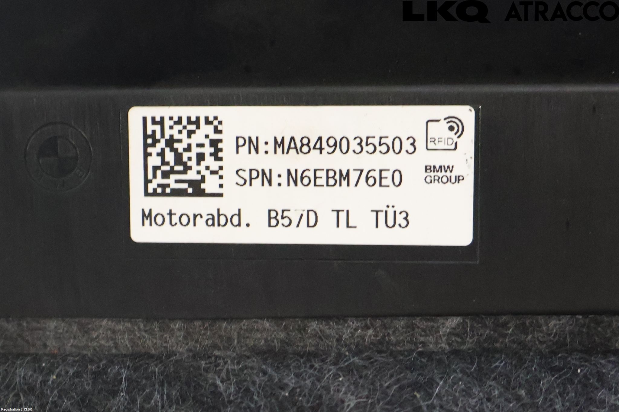 BMW X7 G07 19- Motor Deksel Over Motor