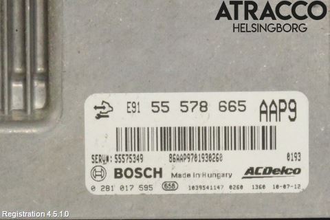 Saab 9-5 10-12 Styreenhet Dieselpumpe