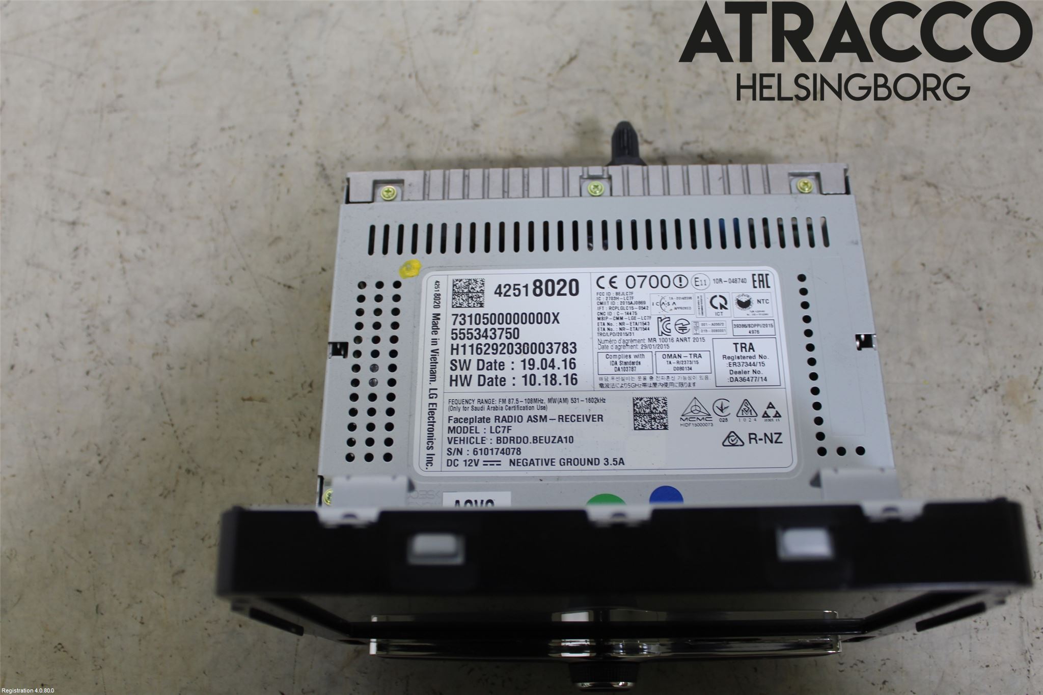 Opel CORSA E 15-19 Stereo Radio Med Cd