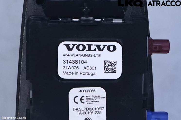 Volvo V90 17->> Stereo Antenne Radio-Tv