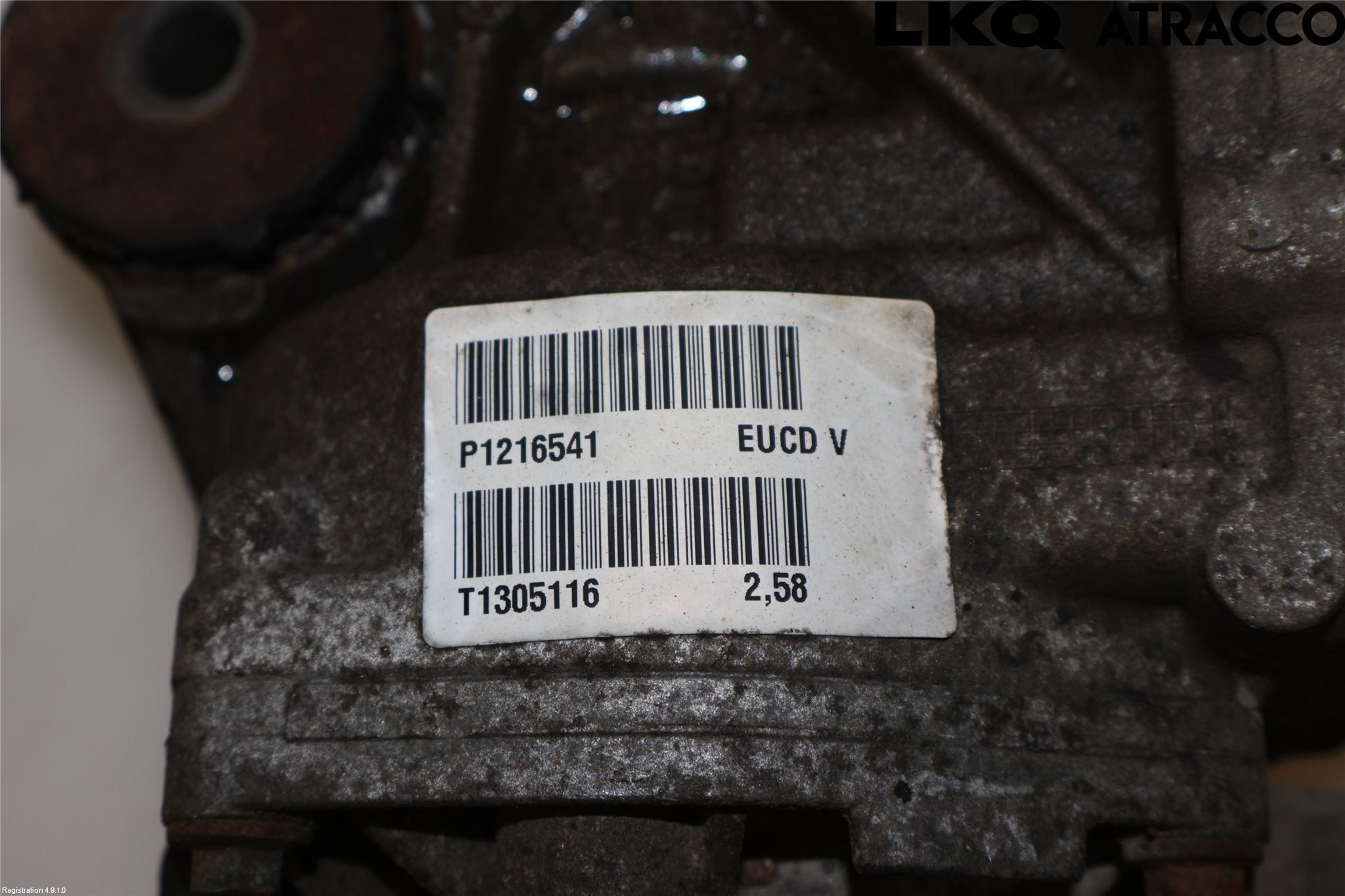 Volvo XC70 08-13 Bakaksel Kardang Bak -Diff