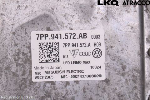 Audi A4/S4 B9 16-19 Styreenhet Xenon