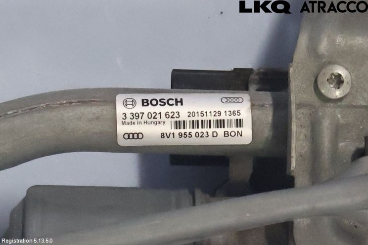 Audi A3/S3 8V 13-20 Viskeroverføring Frontrute