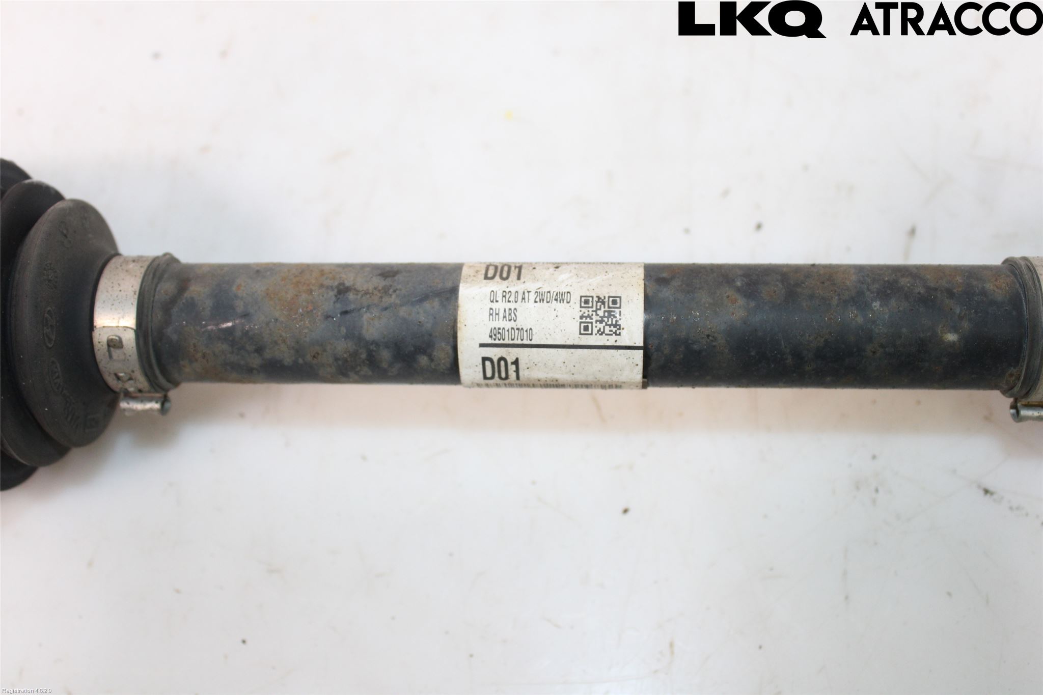Kia SPORTAGE (QL) 16-21 Drivaksel Foran Kompl Høyre