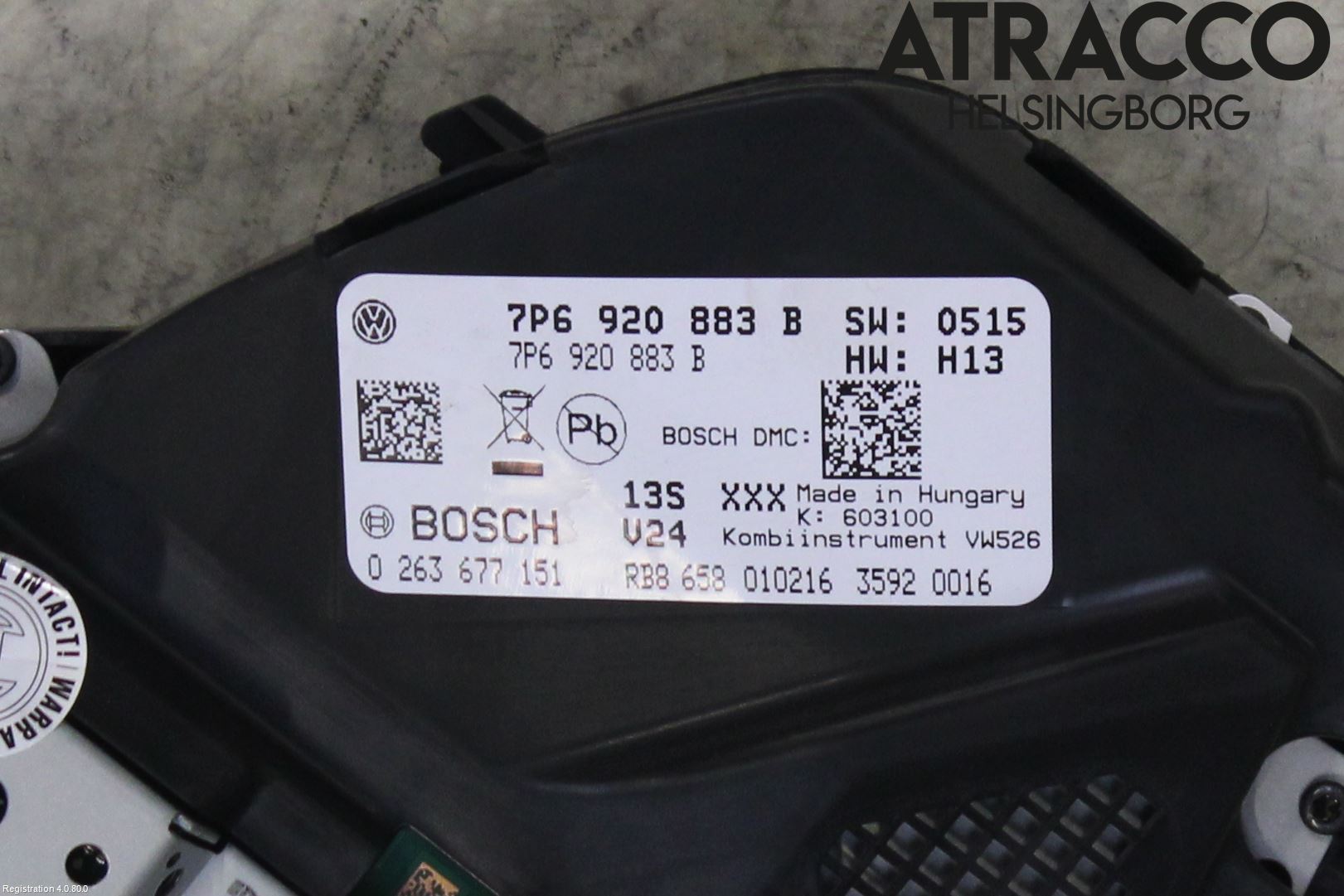 Volkswagen VW TOUAREG 7P 11-18 Instr Kombinert