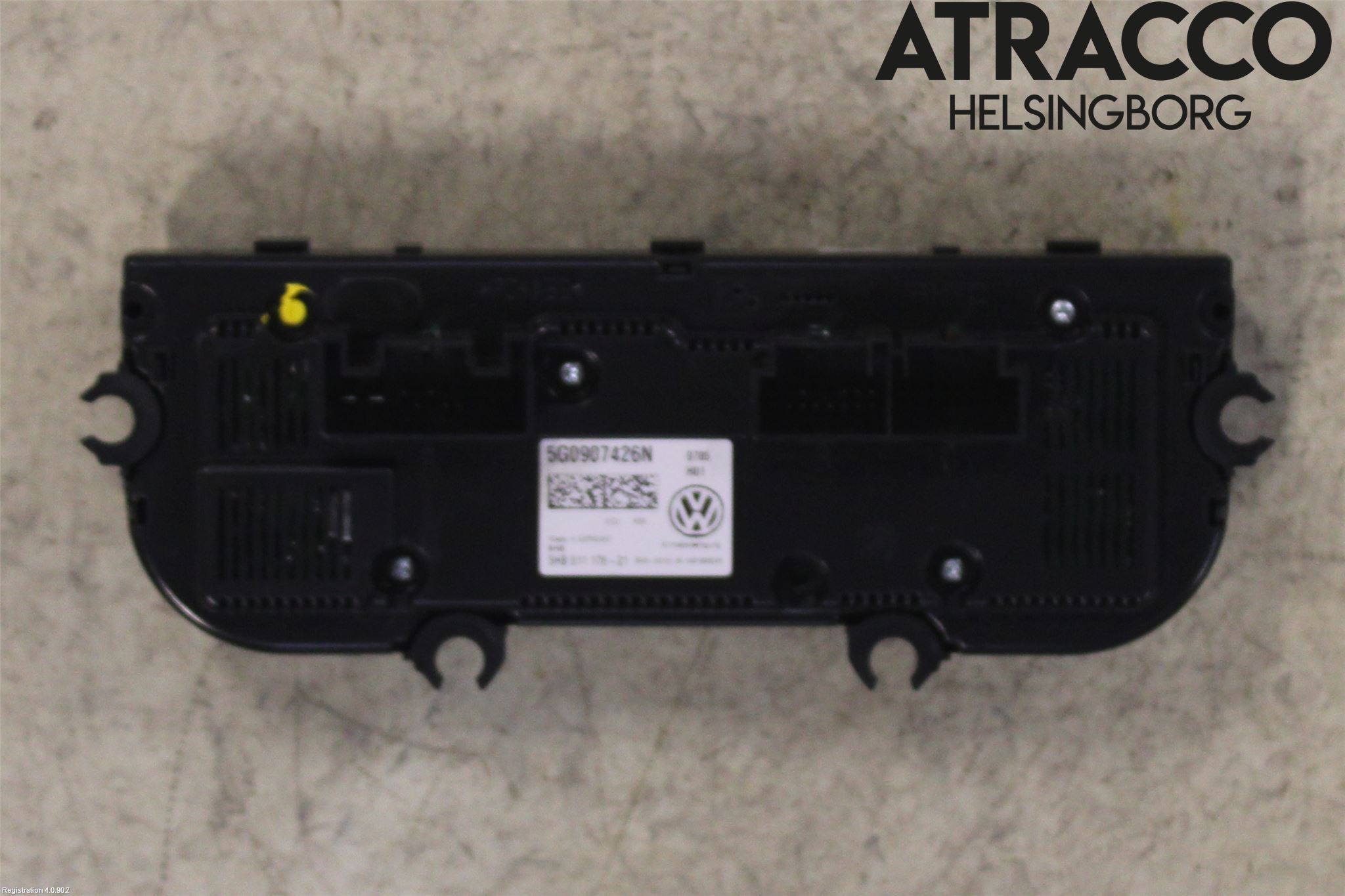 Volkswagen VW GOLF / E-GOLF VII 13-20 Varme Ac Betjening-Display