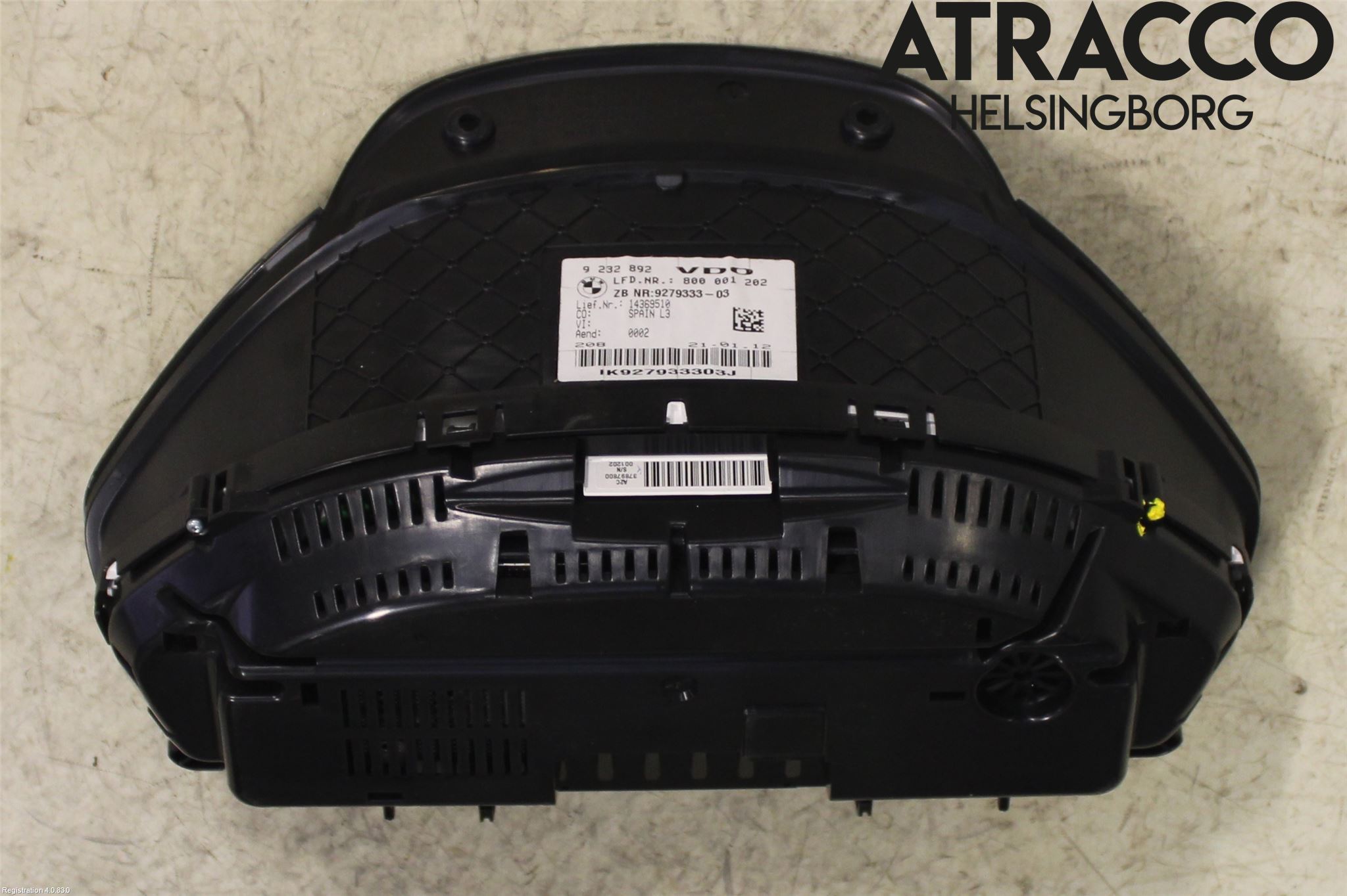 BMW 3 F30/F31/F80 12-19 Instr Kombinert