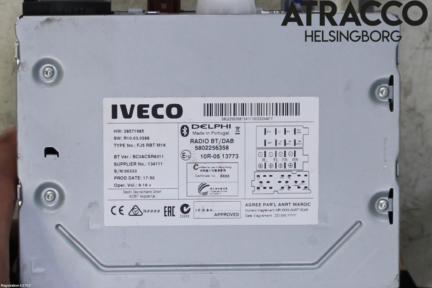 Iveco DAILY 14->> Stereo Radio Med Cd