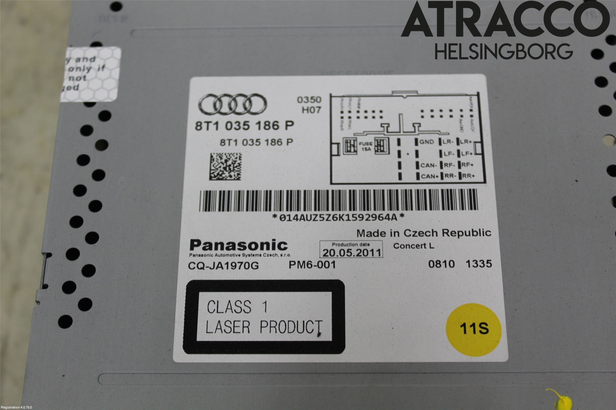Audi A5 07-16 Stereo Radio Med Cd
