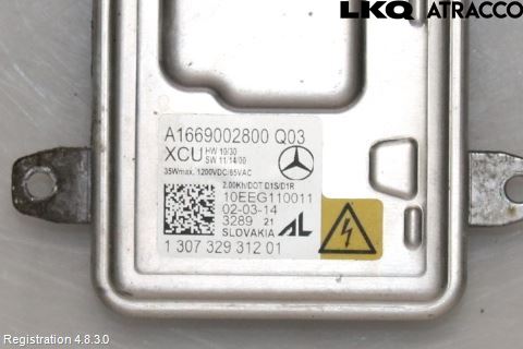 Mercedes-Benz MB ML/GLE-KLASS (W166) 12-18 Styreenhet Xenon