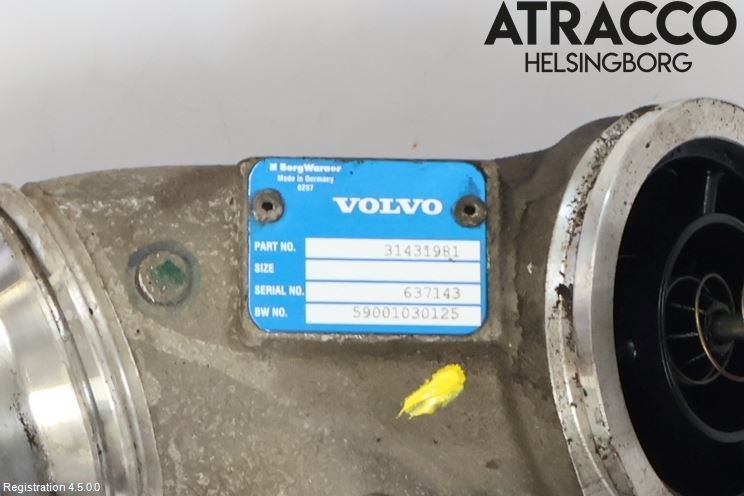 Volvo V60 19- Intercooler Rør-Slange