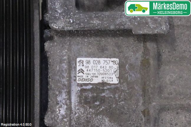 Peugeot PARTNER 16-18 Varme Ac Kompressor