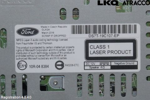 Ford MONDEO 15-22 Stereo Radio Med Cd