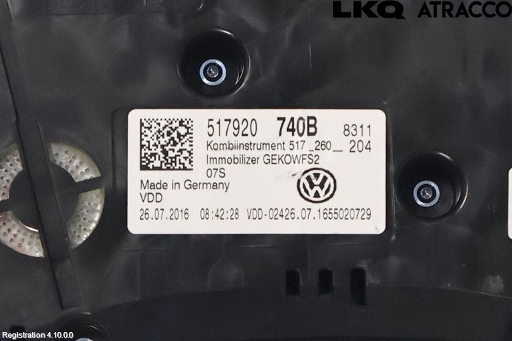 Volkswagen VW GOLF SPORTSVAN 15-20 Instr Kombinert