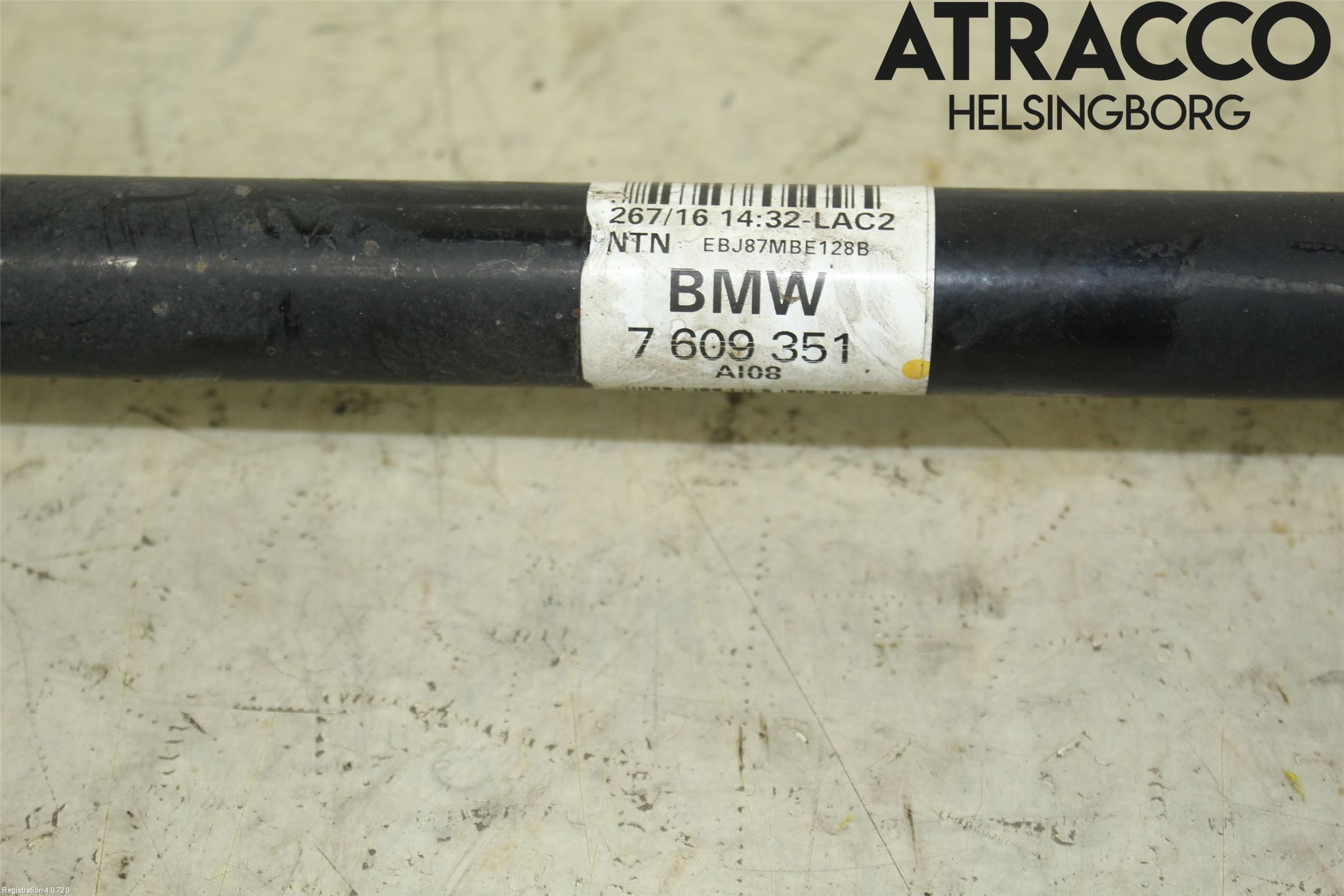 BMW 1 F20/F21 11-19 Drivaksel Bak Kompl Venstre