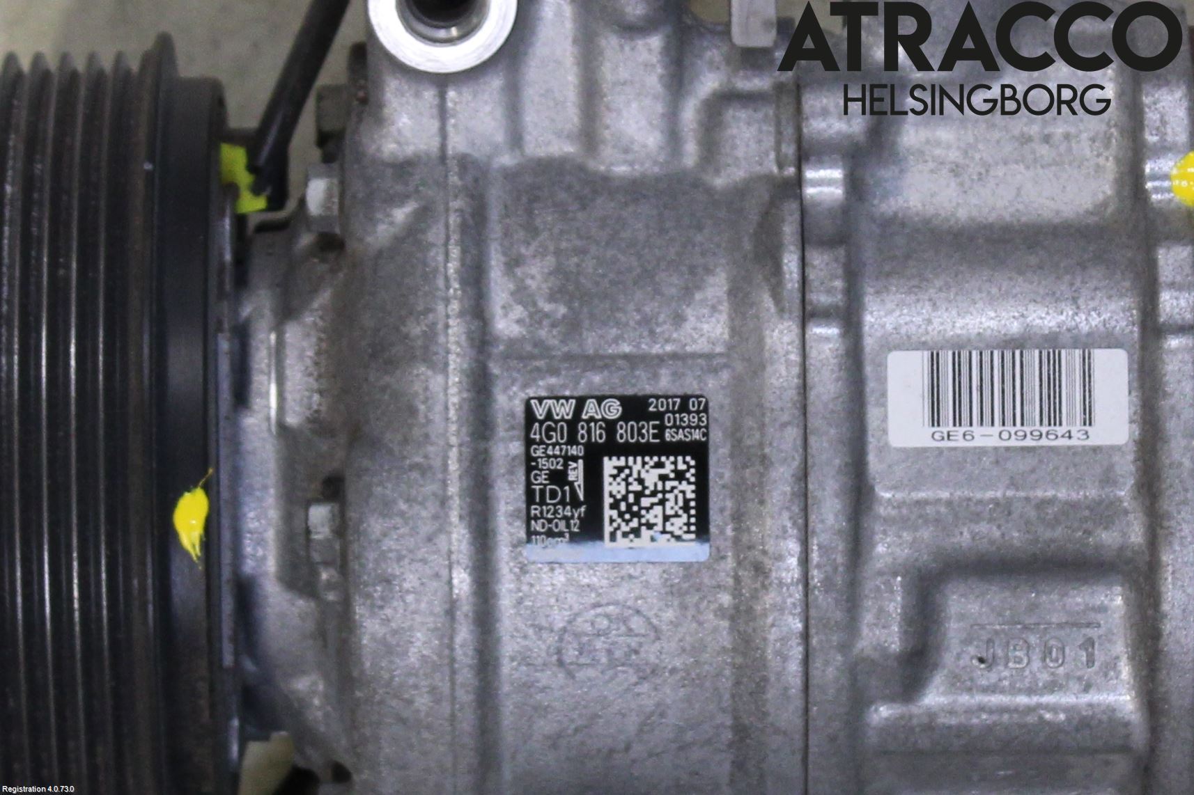 Audi A6/S6 4G 11-18 Varme Ac Kompressor