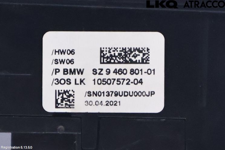 BMW 5 G30/G31/F90 17-23 Bryter Multifunksjon