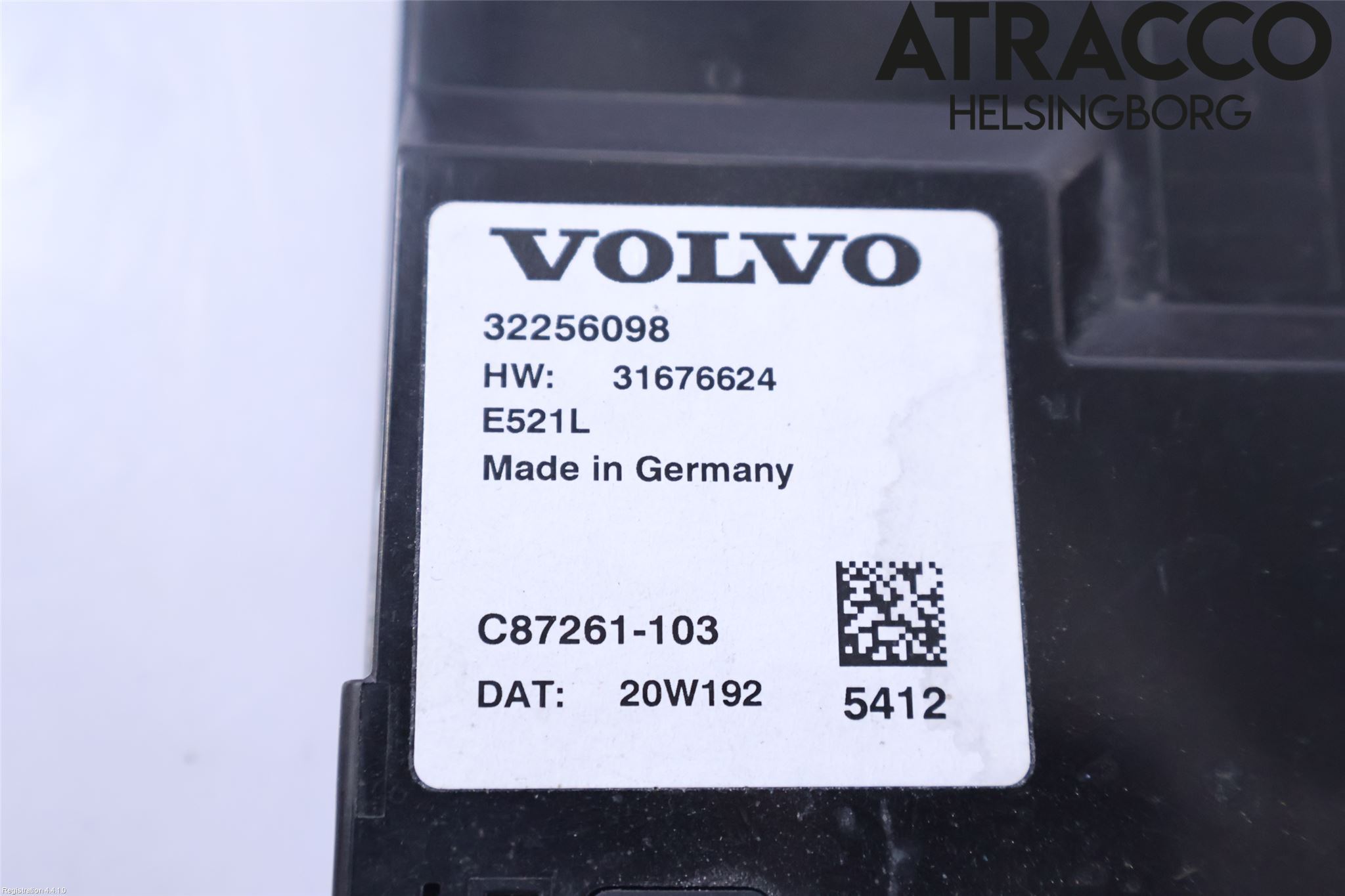 Volvo V60 19- Styreenhet Bakluke
