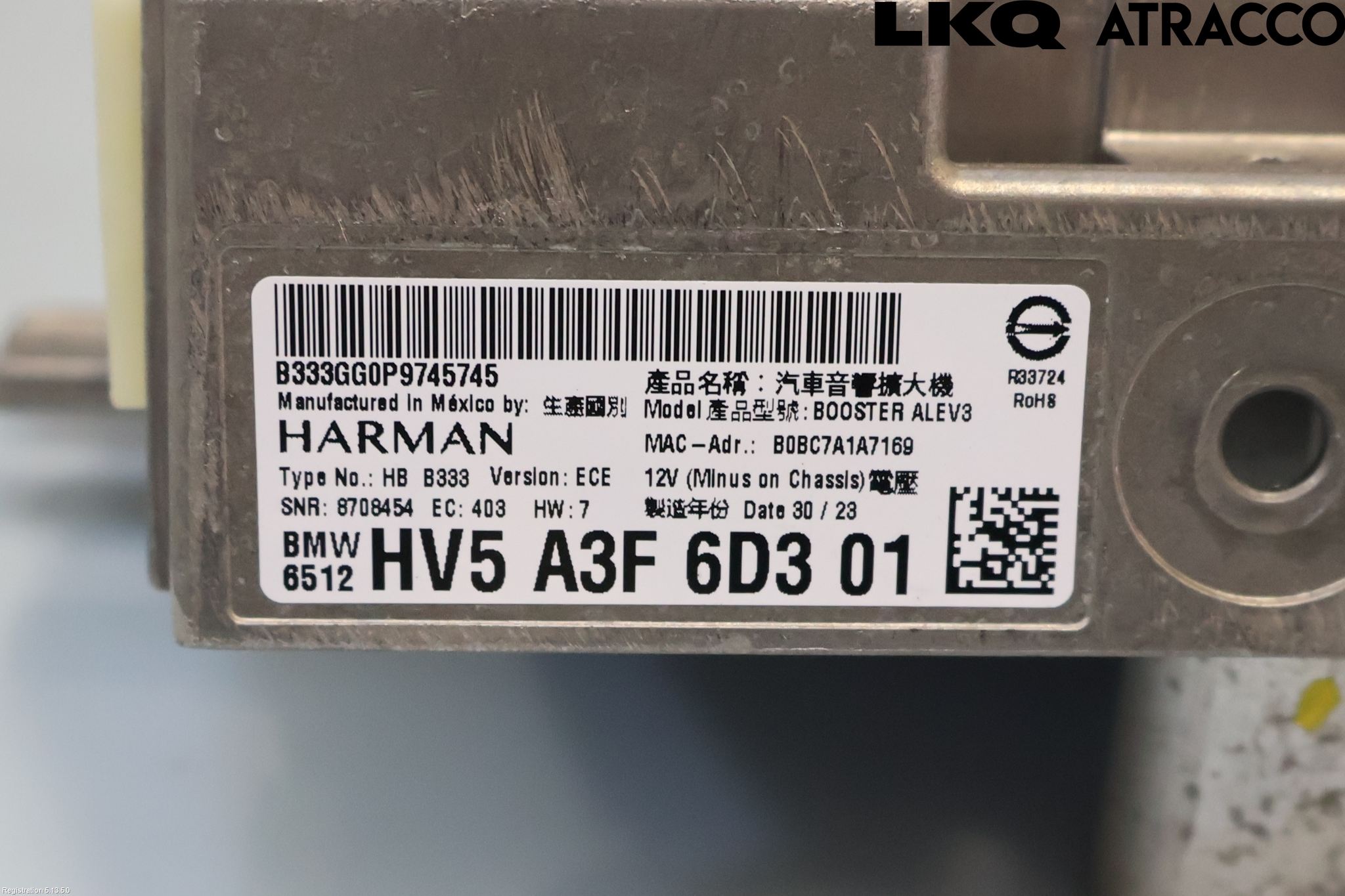 BMW X7 G07 19- Stereo Forsterker