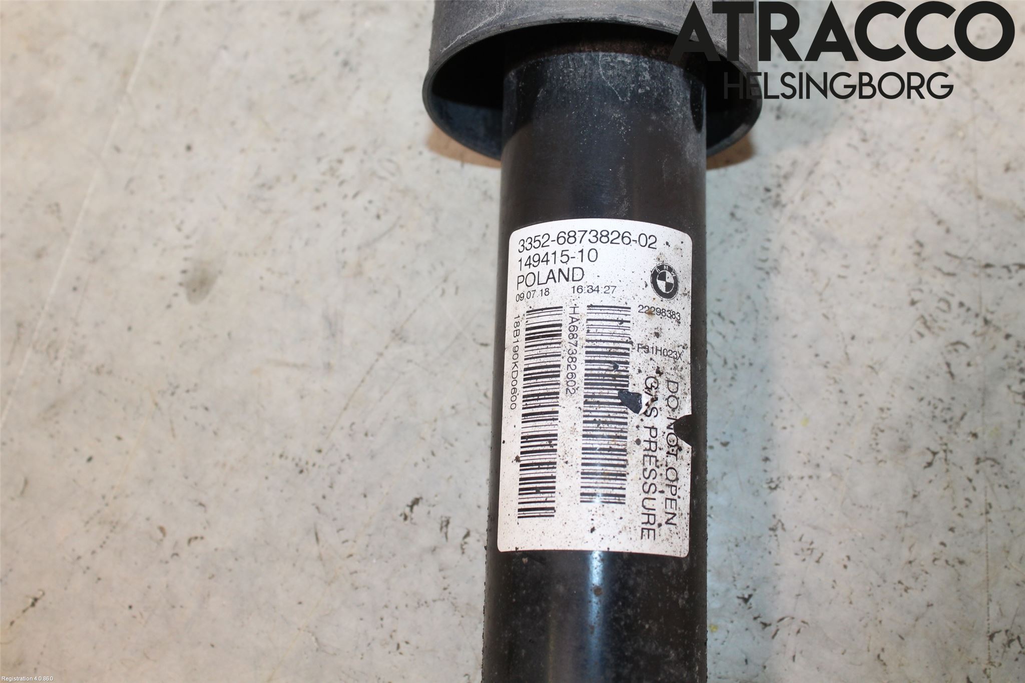 BMW 3 F30/F31/F80 12-19 Støtdemper Bak