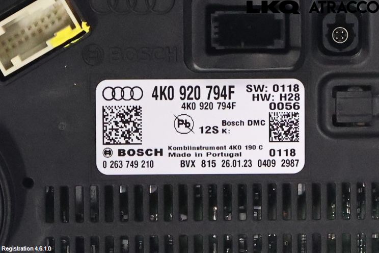 Audi A6 F2/C8 19- Instr Kombinert