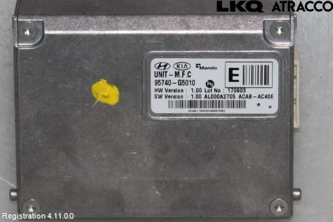 Kia NIRO (DE) 17-22 Sensor Kollisjonsbeskyttelse