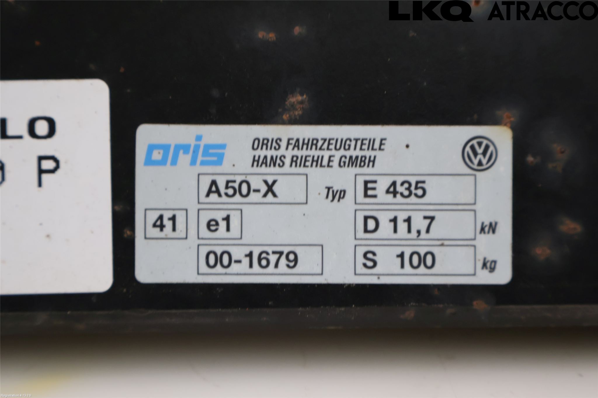 Volkswagen VW TIGUAN 07-16 Tilhengerfeste