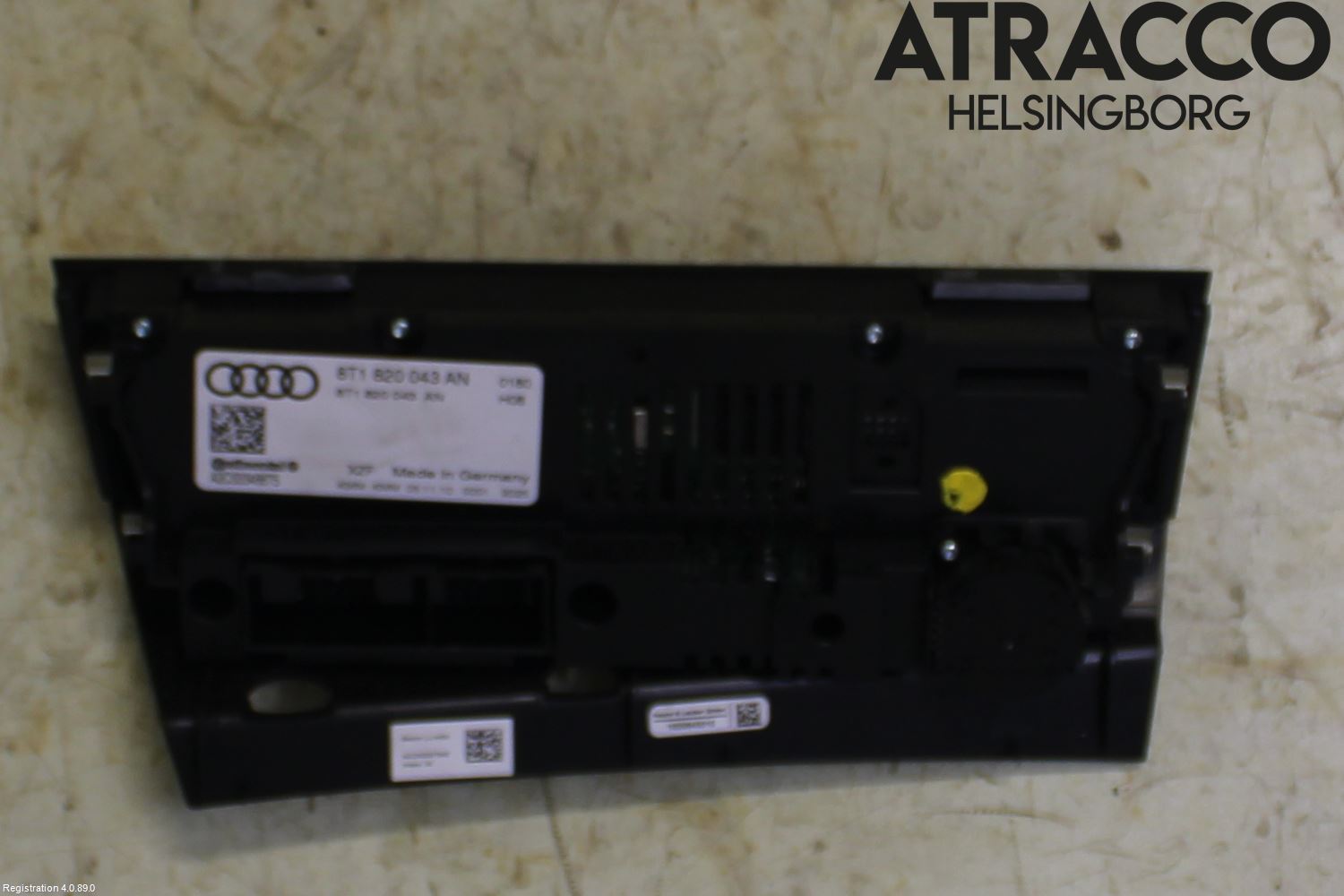 Audi A4/S4 08-11 Varme Ac Betjening-Display