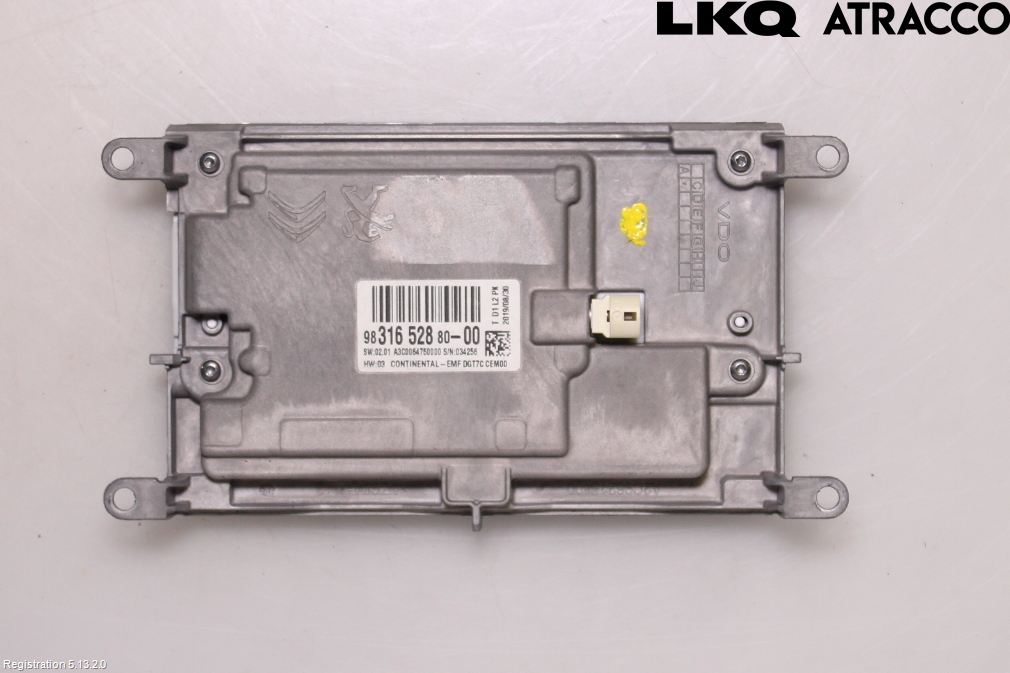 Citroen C4 GRAND SPACETOURER 19-22 Multifunktionsdisplay