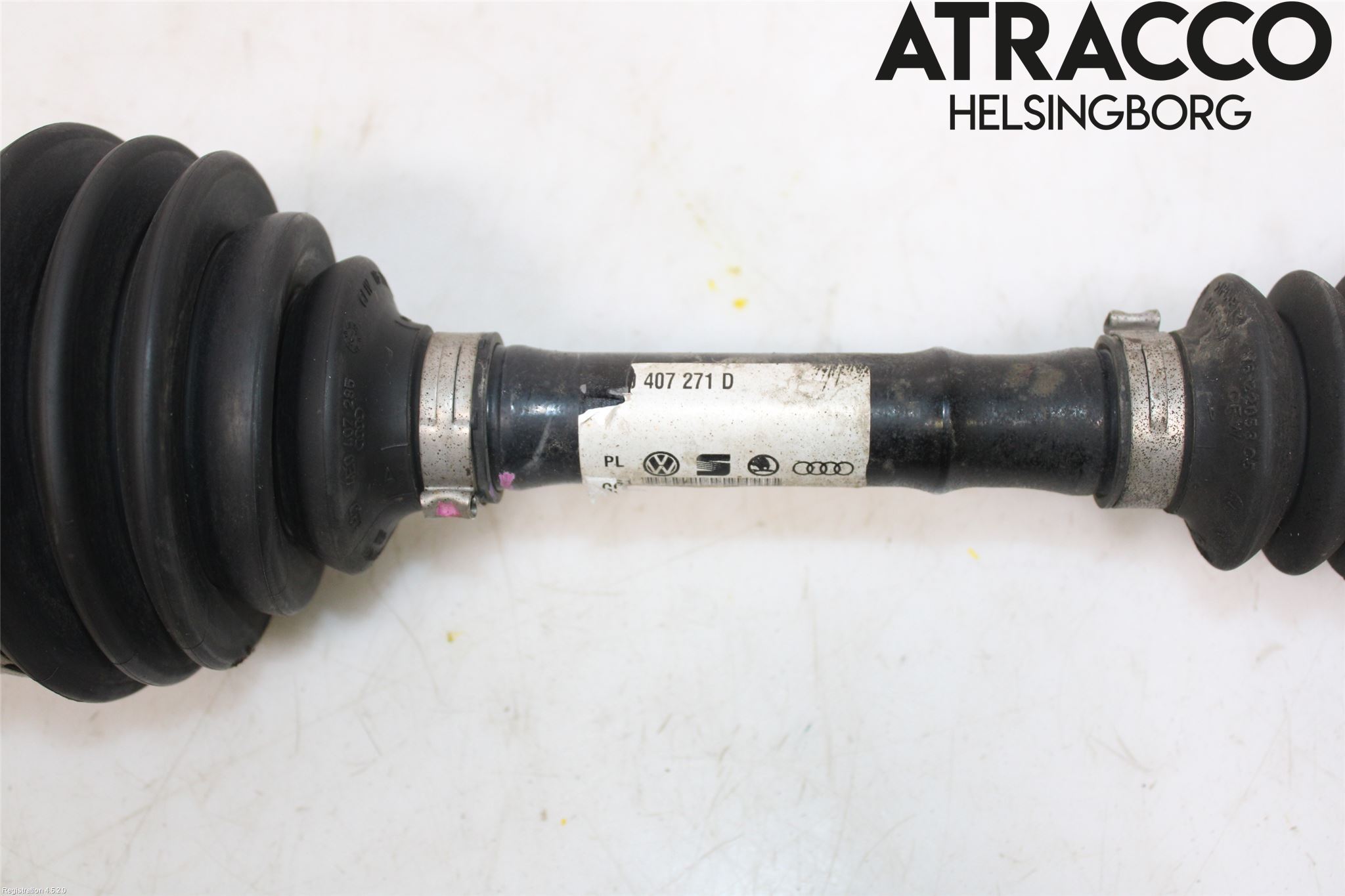 Volkswagen VW AMAROK 2H 10-22 Drivaksel Foran Kompl Venstre