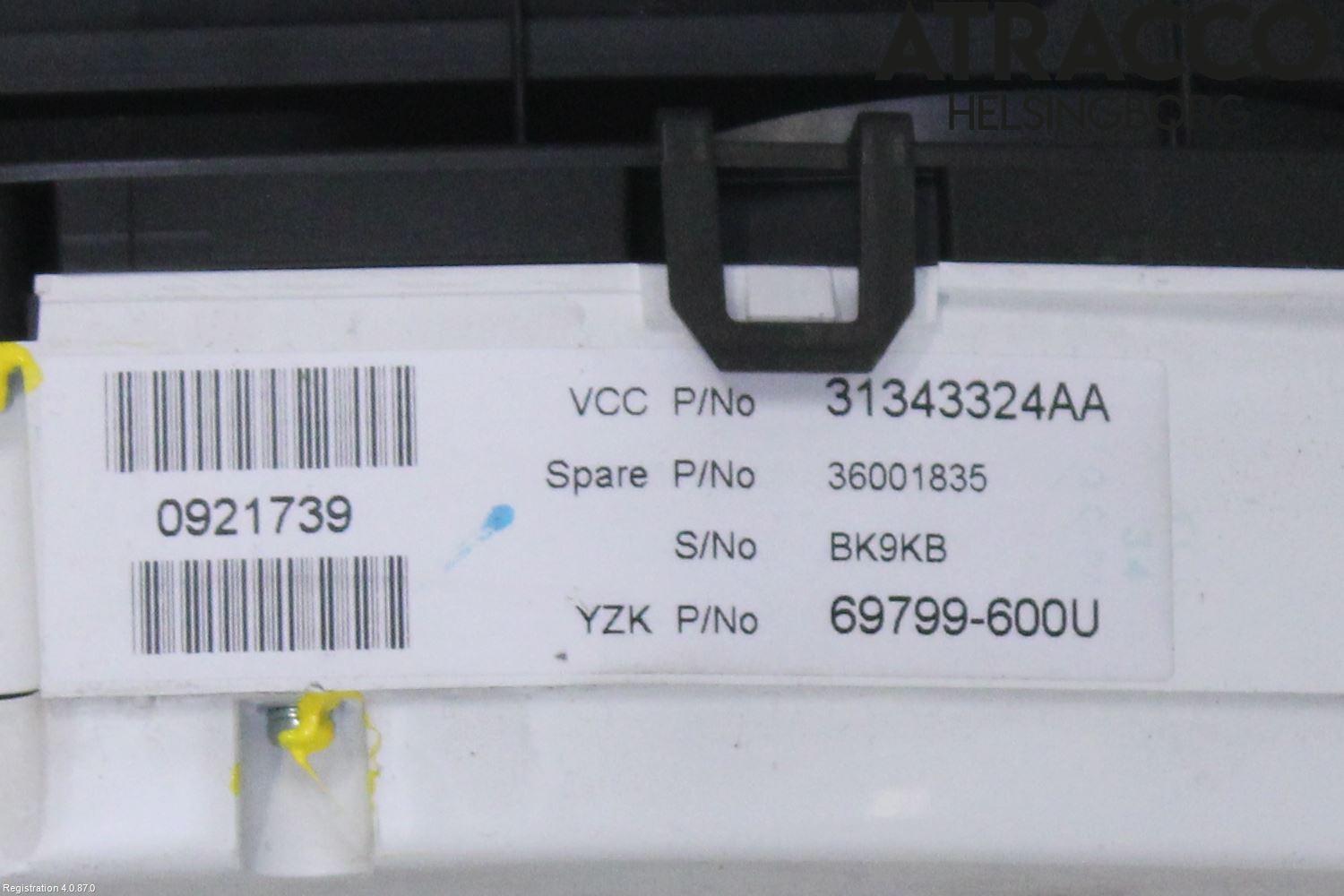 Volvo XC60 09-13 Instr Kombinert