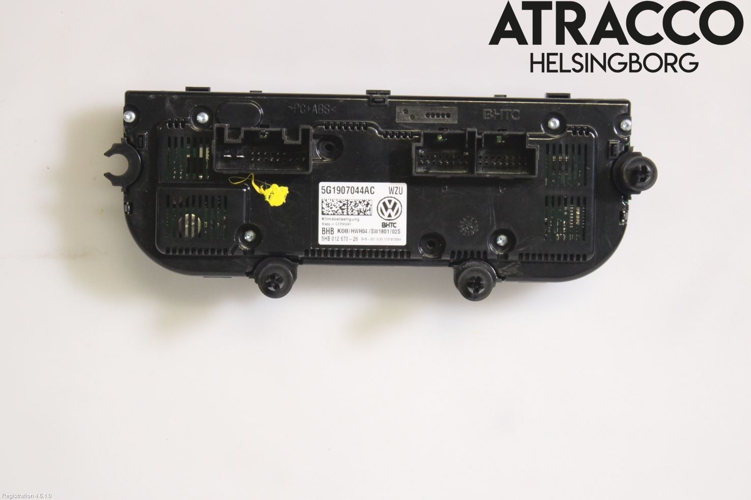 Volkswagen VW GOLF / E-GOLF VII 13-20 Varme Ac Betjening-Display
