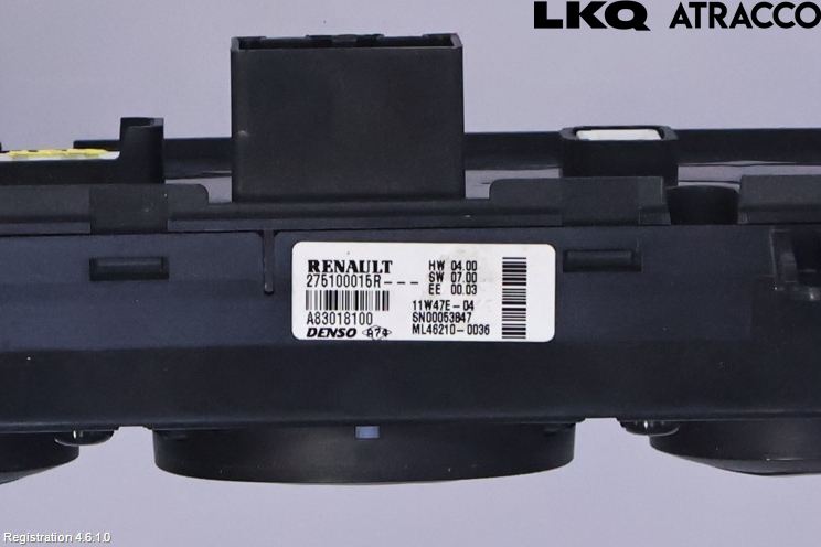 Opel MOVANO B 10-22 Varme Ac Betjening-Display