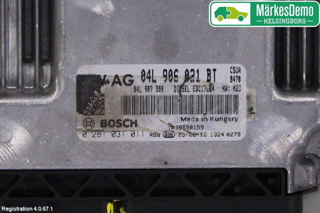 Audi A4 12-15 Styreenhet Dieselpumpe
