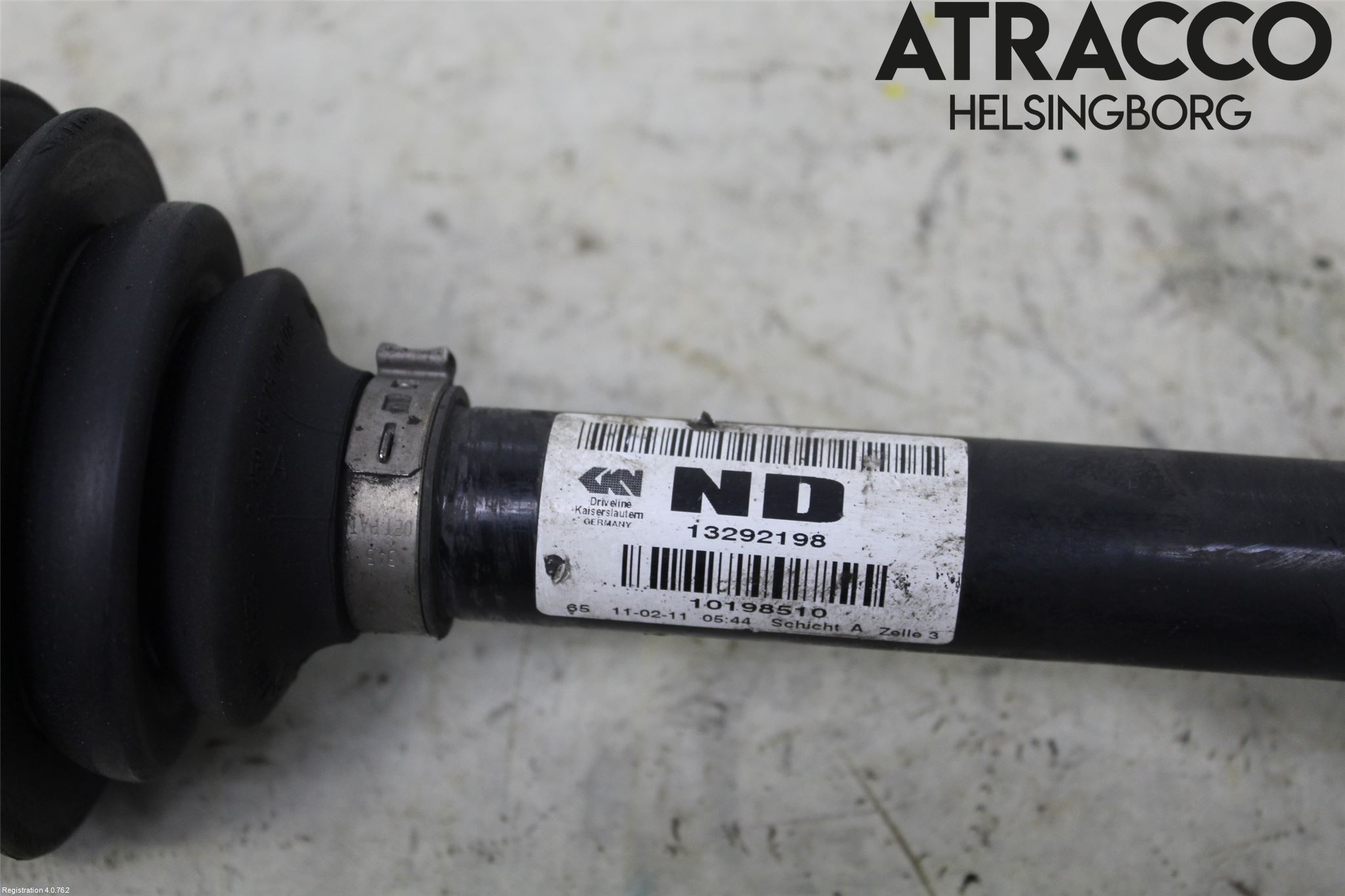 Opel INSIGNIA 09-16 Drivaksel Foran Kompl Venstre