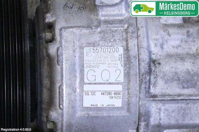 Opel CORSA E 15-19 Varme Ac Kompressor