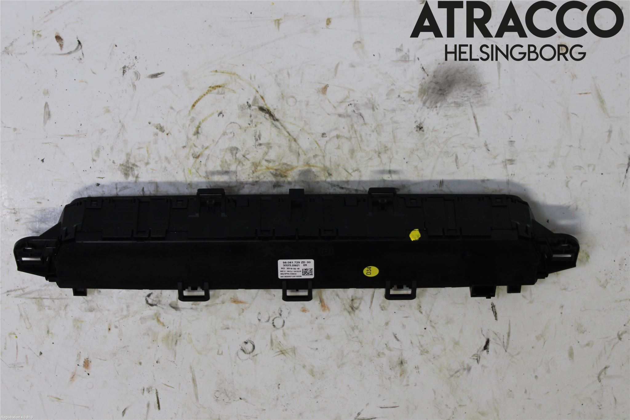 Citroen JUMPY/E-JUMPY 16- Varme Ac Betjening-Display