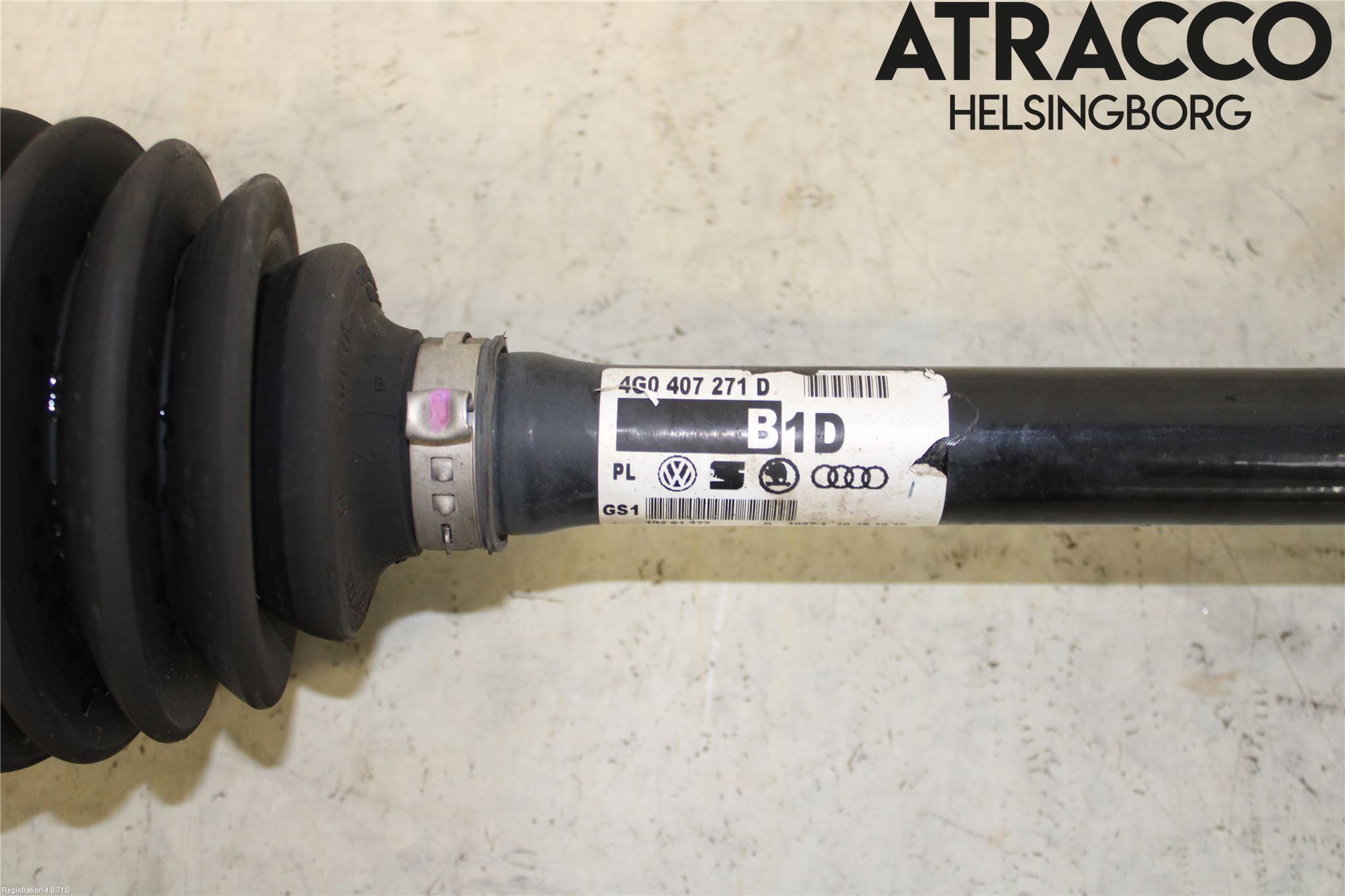 Audi A6/S6 4G 11-18 Drivaksel Foran Kompl Venstre