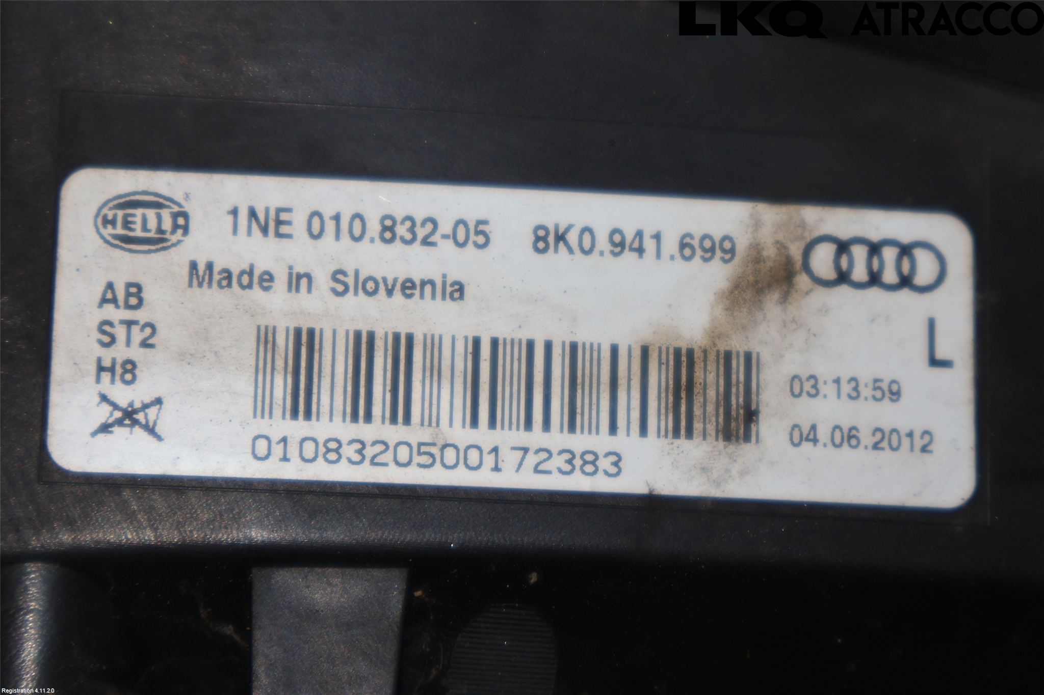 Audi A4 12-15 Frontlykt-Kurve-Tåkelys