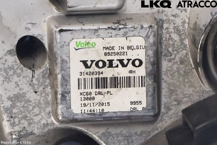 Volvo XC60 14-17 Parklykt Foran Høyre