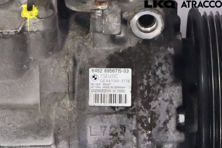 BMW 6 E63/64    02-10 Varme Ac Kompressor