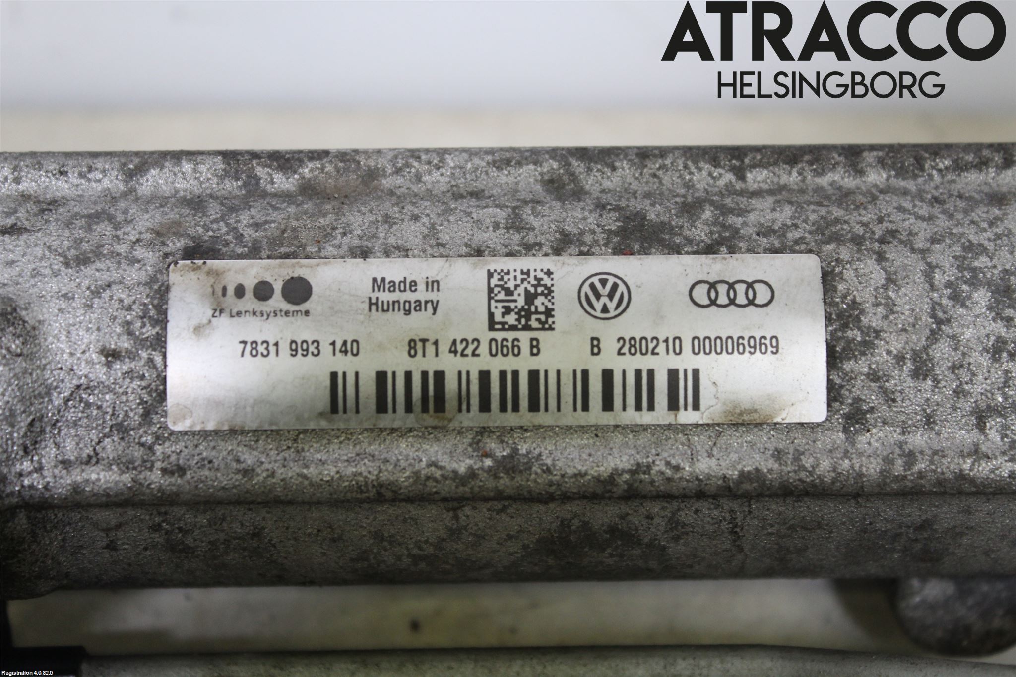 Audi A5 07-16 Servo Snekke - Tannstang