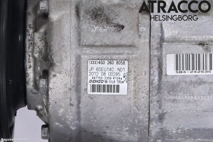 Audi A6/S6 4G 11-18 Varme Ac Kompressor