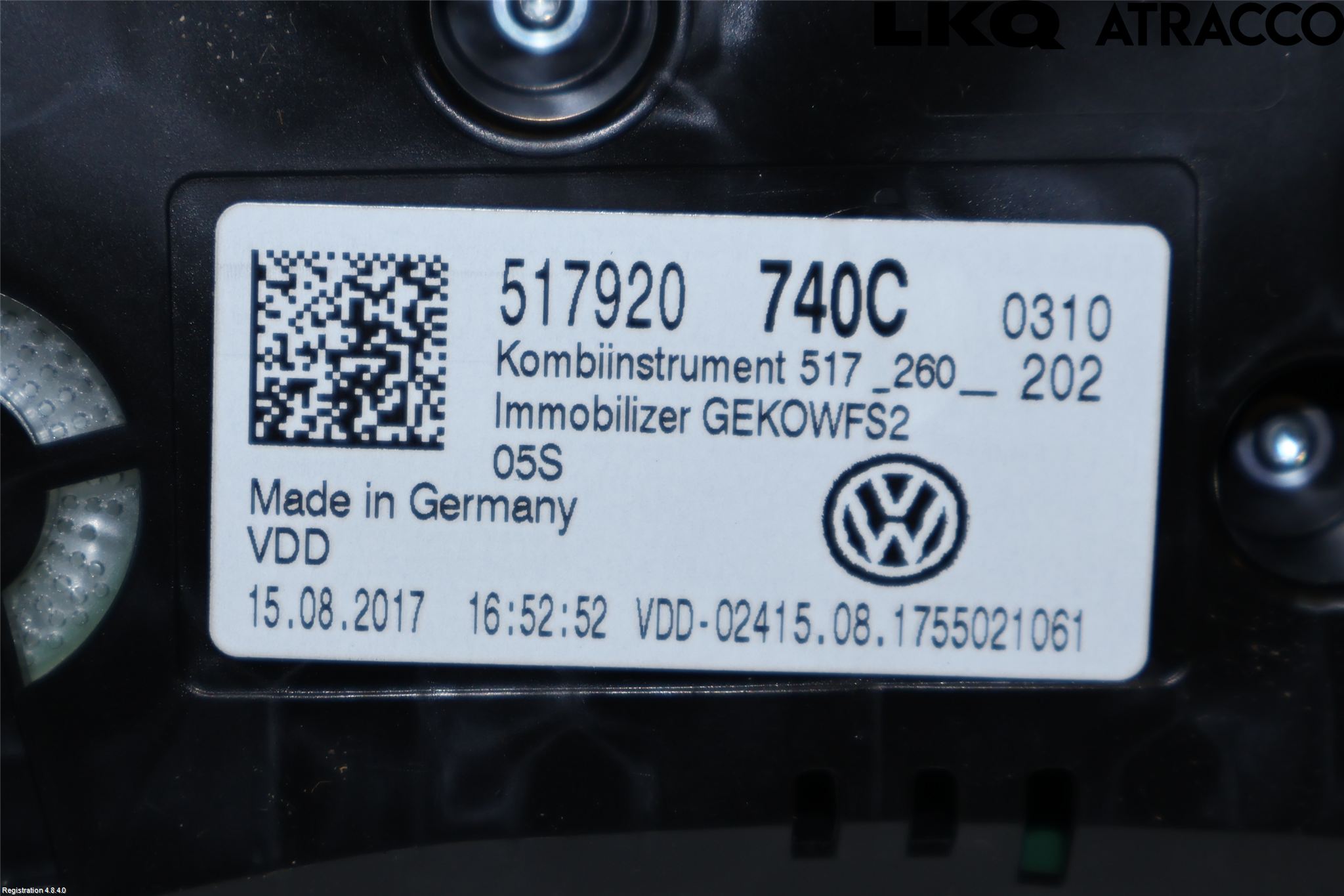Volkswagen VW GOLF SPORTSVAN 15-20 Instr Kombinert