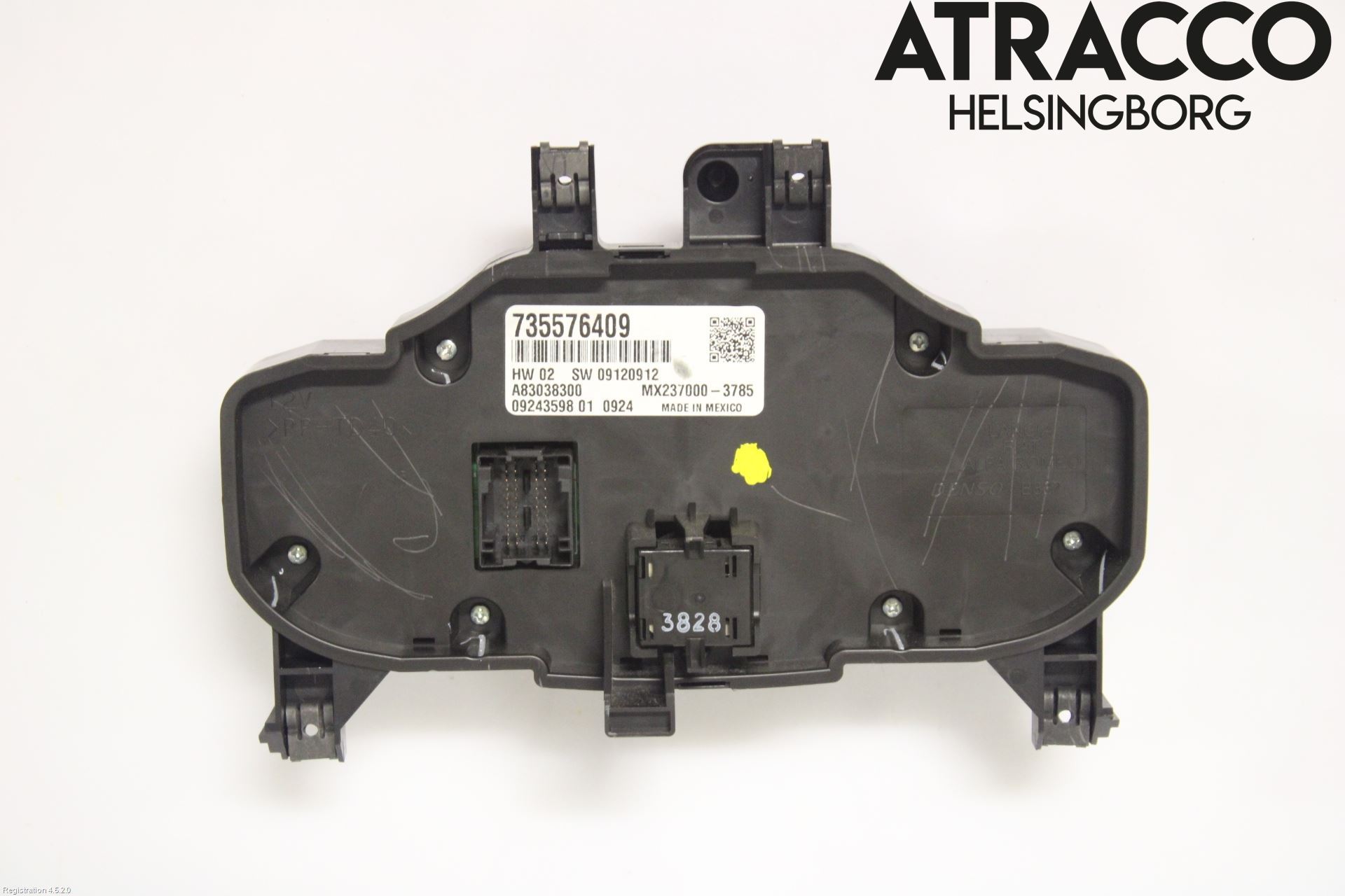 Fiat 500 07- Varme Ac Betjening-Display