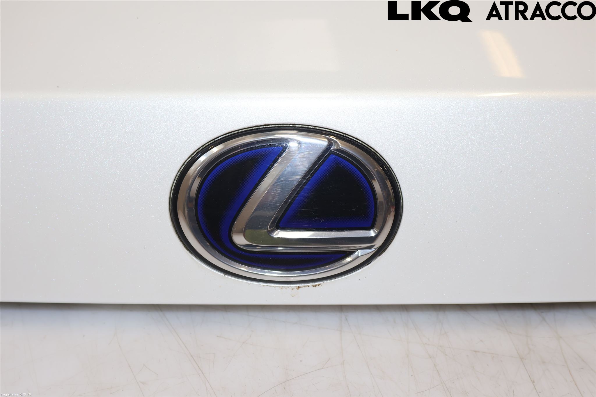Lexus NX 300h 15-21 Refleksplate - Skiltplate