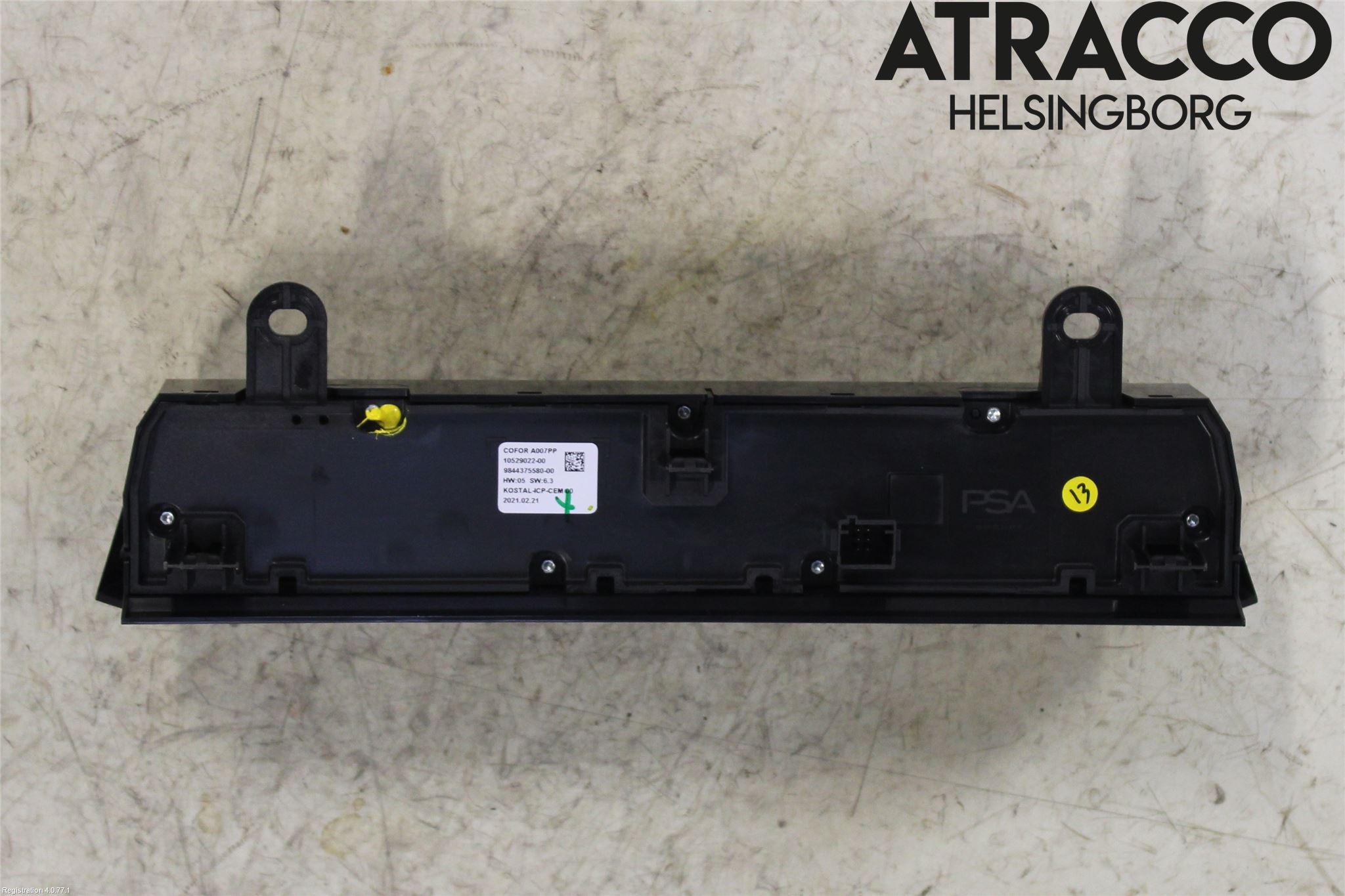 Citroen C4/E-C4 C4X/E-C4X III 21- Varme Ac Betjening-Display