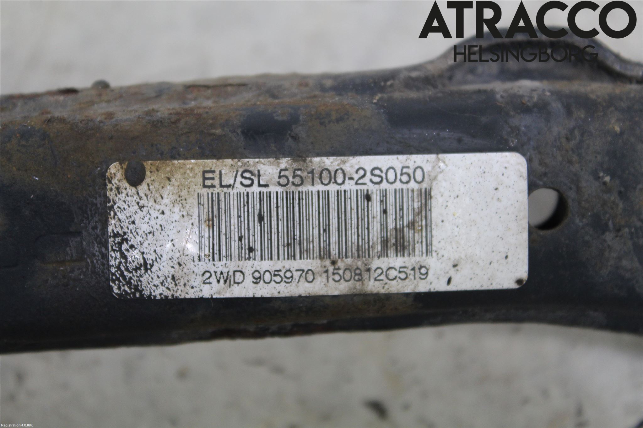 Kia SPORTAGE (SL) 11-15 Bærearm Bak Venstre